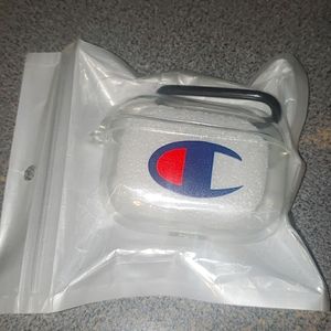 Champion logo hard Apple Airpods 12 Pro Case